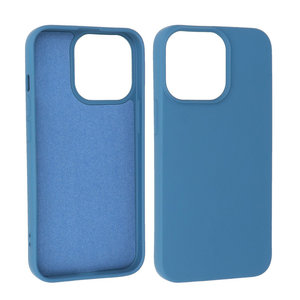 BAOHU Fashion Backcover Telefoonhoesje - Color Hoesje - Geschikt voor iPhone 14 Pro Max - Navy