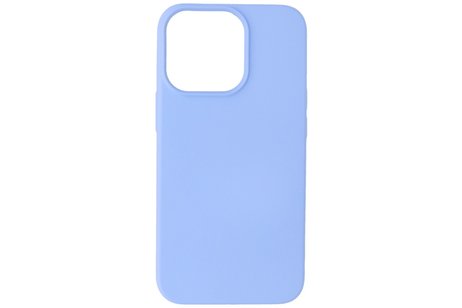 BAOHU Fashion Backcover Telefoonhoesje - Color Hoesje - Geschikt voor iPhone 14 Pro Max - Paars
