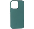 Fashion Backcover Telefoonhoesje - Color Hoesje - Geschikt voor iPhone 14 Pro Max - Donker Groen