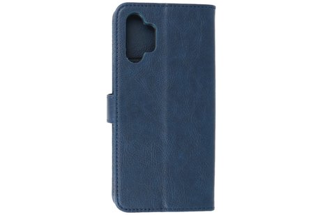 Zakelijke Book Case Telefoonhoesje - Portemonnee Hoesje - Geschikt voor de Samsung Galaxy A04s - Navy