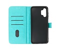 BAOHU Zakelijke Book Case Telefoonhoesje - Portemonnee Hoesje - Geschikt voor de Samsung Galaxy A04s - Groen
