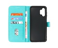 BAOHU Zakelijke Book Case Telefoonhoesje - Portemonnee Hoesje - Geschikt voor de Samsung Galaxy A04s - Groen