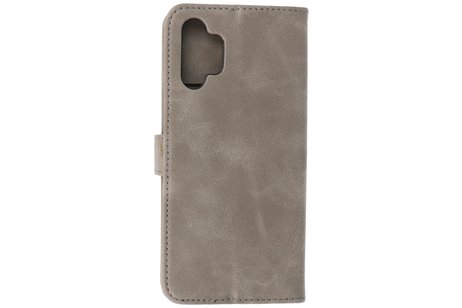 Zakelijke Book Case Telefoonhoesje - Portemonnee Hoesje - Geschikt voor de Samsung Galaxy A04s - Grijs