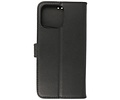 BAOHU Echt Lederen Book Case Hoesje - Leren Portemonnee Telefoonhoesje - Geschikt voor de iPhone 14 Pro - Zwart