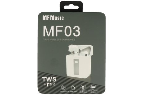 MF TWS Bluetooth Headset MF-03 Wit