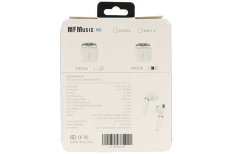 BAOHU MF TWS Bluetooth Headset MF-03 A Wit