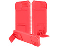 Premium Kwaliteit Anti Shock Hoesje - Back Cover - Camerawindow met Stand Functie - Geschikt voor iPhone 14 - Rood