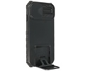 BAOHU Premium Kwaliteit Anti Shock Hoesje - Back Cover - Camerawindow met Stand Functie - Geschikt voor iPhone 14 Plus - Zwart