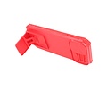 Premium Kwaliteit Anti Shock Hoesje - Back Cover - Camerawindow met Stand Functie - Geschikt voor iPhone 14 Plus - Rood