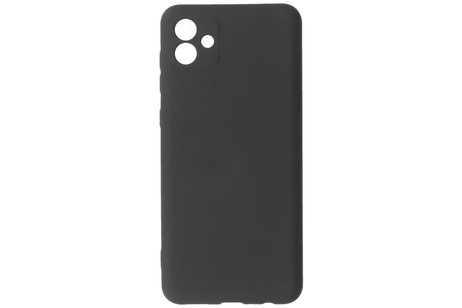 BAOHU Fashion Backcover Telefoonhoesje - Color Hoesje - Geschikt voor Samsung Galaxy A04 - Zwart