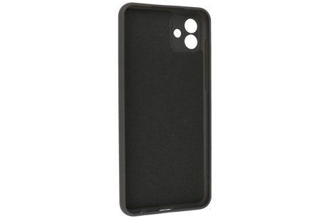 BAOHU Fashion Backcover Telefoonhoesje - Color Hoesje - Geschikt voor Samsung Galaxy A04 - Zwart