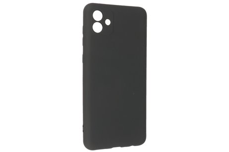 BAOHU Fashion Backcover Telefoonhoesje - Color Hoesje - Geschikt voor Samsung Galaxy A04 - Zwart