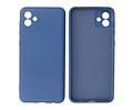 Fashion Backcover Telefoonhoesje - Color Hoesje - Geschikt voor Samsung Galaxy A04 - Navy