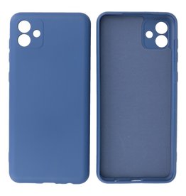 BAOHU Samsung Galaxy A04 Hoesje Fashion Backcover Telefoonhoesje Navy