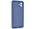 Fashion Backcover Telefoonhoesje - Color Hoesje - Geschikt voor Samsung Galaxy A04 - Navy