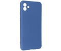 Fashion Backcover Telefoonhoesje - Color Hoesje - Geschikt voor Samsung Galaxy A04 - Navy