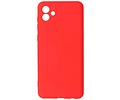 Fashion Backcover Telefoonhoesje - Color Hoesje - Geschikt voor Samsung Galaxy A04 - Rood