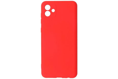 Fashion Backcover Telefoonhoesje - Color Hoesje - Geschikt voor Samsung Galaxy A04 - Rood