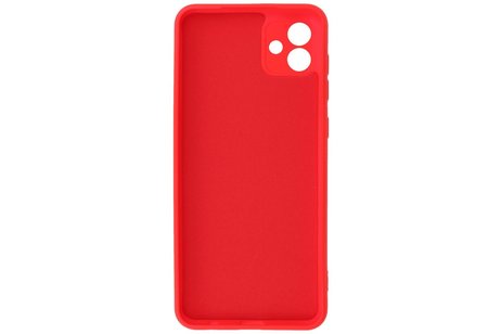 Fashion Backcover Telefoonhoesje - Color Hoesje - Geschikt voor Samsung Galaxy A04 - Rood