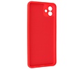 Fashion Backcover Telefoonhoesje - Color Hoesje - Geschikt voor Samsung Galaxy A04 - Rood