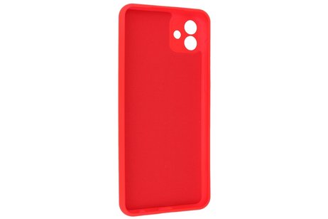 Fashion Backcover Telefoonhoesje - Color Hoesje - Geschikt voor Samsung Galaxy A04 - Rood