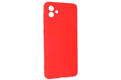 Fashion Backcover Telefoonhoesje - Color Hoesje - Geschikt voor Samsung Galaxy A04 - Rood