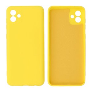 BAOHU Fashion Backcover Telefoonhoesje - Color Hoesje - Geschikt voor Samsung Galaxy A04 - Geel