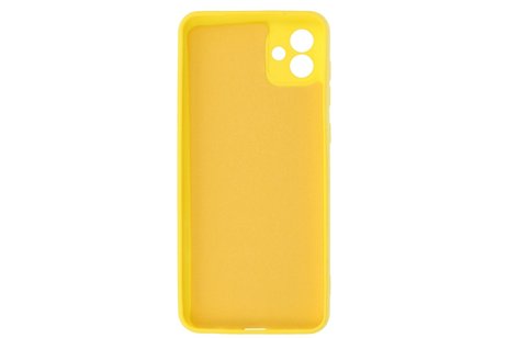 BAOHU Fashion Backcover Telefoonhoesje - Color Hoesje - Geschikt voor Samsung Galaxy A04 - Geel