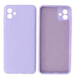 BAOHU Samsung Galaxy A04 Hoesje Fashion Backcover Telefoonhoesje Paars