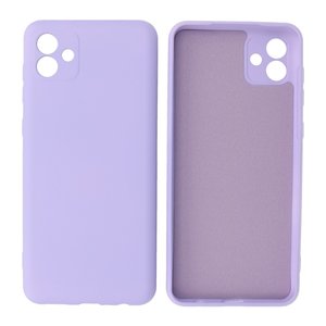 Fashion Backcover Telefoonhoesje - Color Hoesje - Geschikt voor Samsung Galaxy A04 - Paars