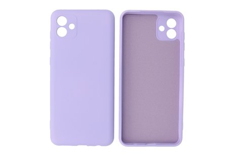 BAOHU Fashion Backcover Telefoonhoesje - Color Hoesje - Geschikt voor Samsung Galaxy A04 - Paars