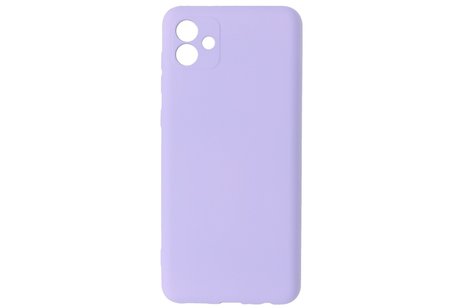 BAOHU Fashion Backcover Telefoonhoesje - Color Hoesje - Geschikt voor Samsung Galaxy A04 - Paars