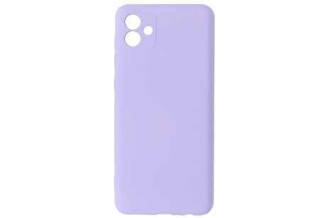 Fashion Backcover Telefoonhoesje - Color Hoesje - Geschikt voor Samsung Galaxy A04 - Paars