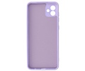 BAOHU Fashion Backcover Telefoonhoesje - Color Hoesje - Geschikt voor Samsung Galaxy A04 - Paars