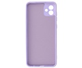 Fashion Backcover Telefoonhoesje - Color Hoesje - Geschikt voor Samsung Galaxy A04 - Paars