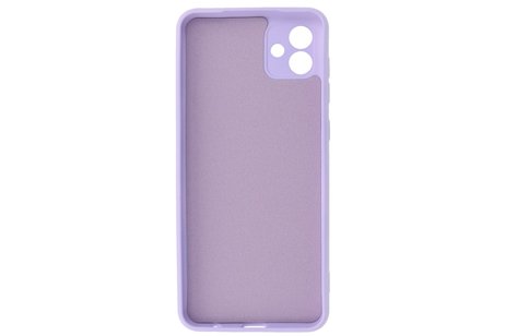 Fashion Backcover Telefoonhoesje - Color Hoesje - Geschikt voor Samsung Galaxy A04 - Paars