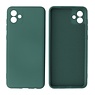 BAOHU Samsung Galaxy A04 Hoesje Fashion Backcover Telefoonhoesje Donker Groen