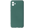 BAOHU Fashion Backcover Telefoonhoesje - Color Hoesje - Geschikt voor Samsung Galaxy A04 - Donker Groen