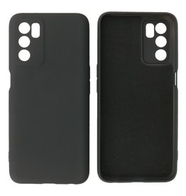 BAOHU Oppo A16 Hoesje Fashion Backcover Telefoonhoesje Zwart