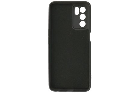 BAOHU Fashion Backcover Telefoonhoesje - Color Hoesje - Geschikt voor Oppo A16 - Zwart