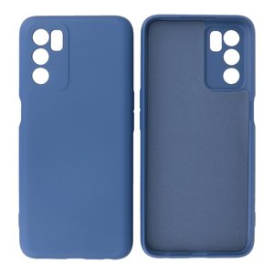 Fashion Backcover Telefoonhoesje - Color Hoesje - Geschikt voor Oppo A16 - Navy