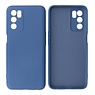 BAOHU Oppo A16 Hoesje Fashion Backcover Telefoonhoesje Navy