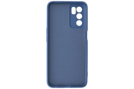 BAOHU Fashion Backcover Telefoonhoesje - Color Hoesje - Geschikt voor Oppo A16 - Navy