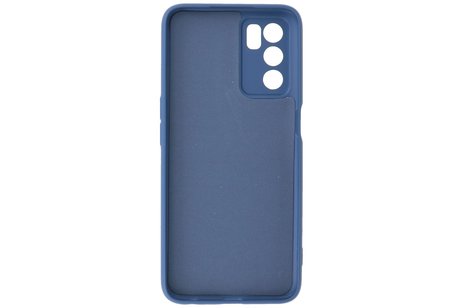 Fashion Backcover Telefoonhoesje - Color Hoesje - Geschikt voor Oppo A16 - Navy