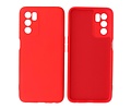 Fashion Backcover Telefoonhoesje - Color Hoesje - Geschikt voor Oppo A16 - Rood