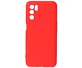 Fashion Backcover Telefoonhoesje - Color Hoesje - Geschikt voor Oppo A16 - Rood