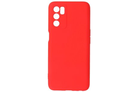 BAOHU Fashion Backcover Telefoonhoesje - Color Hoesje - Geschikt voor Oppo A16 - Rood