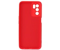 Fashion Backcover Telefoonhoesje - Color Hoesje - Geschikt voor Oppo A16 - Rood