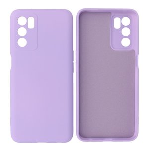 BAOHU Fashion Backcover Telefoonhoesje - Color Hoesje - Geschikt voor Oppo A16 - Paars
