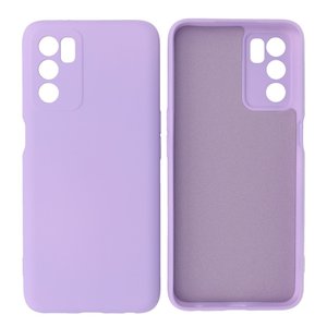 Fashion Backcover Telefoonhoesje - Color Hoesje - Geschikt voor Oppo A16 - Paars